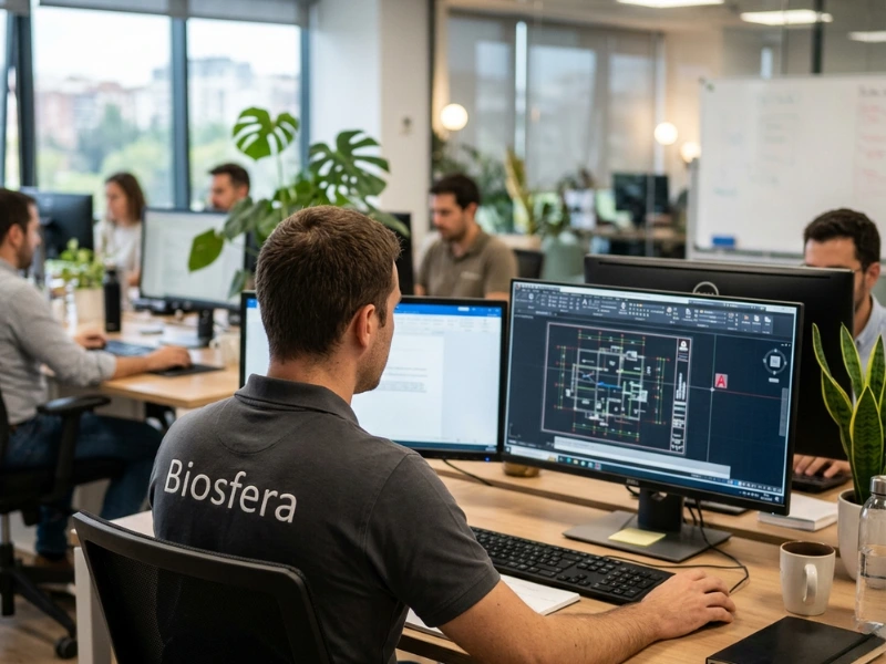 Equipo Biosfera en trabajo de campo